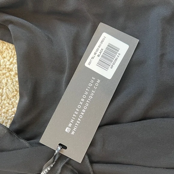 White Fox Boutique Black Mini Dress - Picture 2 of 3